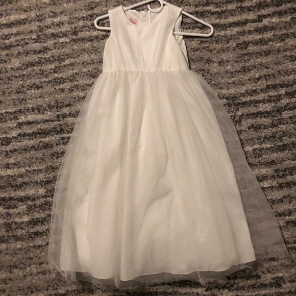 soft white flower girl dresses
